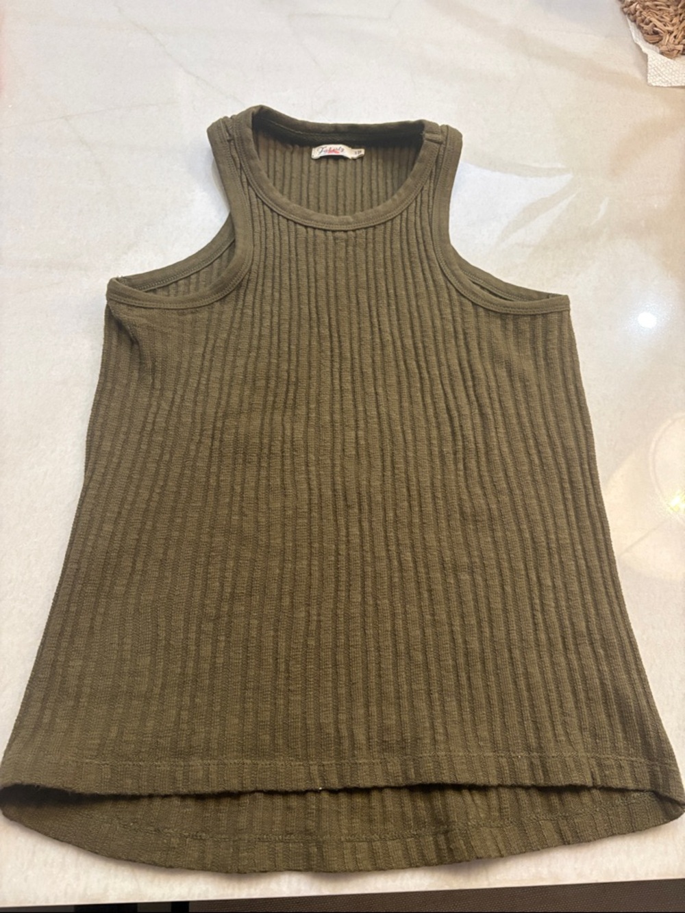 Faherty Cambria Ribbed Tank Top - Picture 3 of 8
